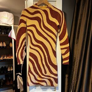 Zara Jacquard Knit Dress